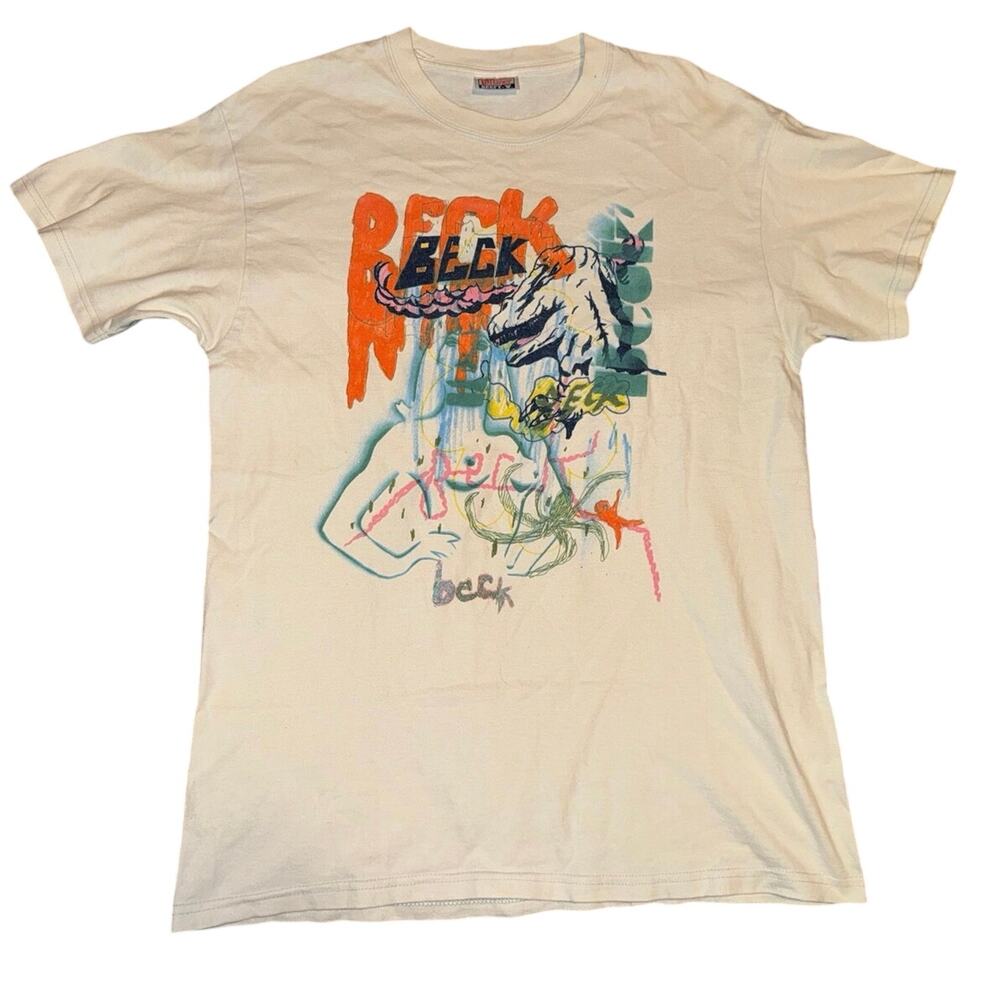 BECK Godzilla Woman Street Art Vintage Y2K Tee Unisex Size Medium Very Rare